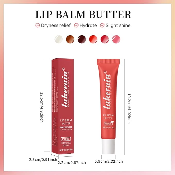 Erinde Lip Butter Balm, Moisture Hydration Lips,