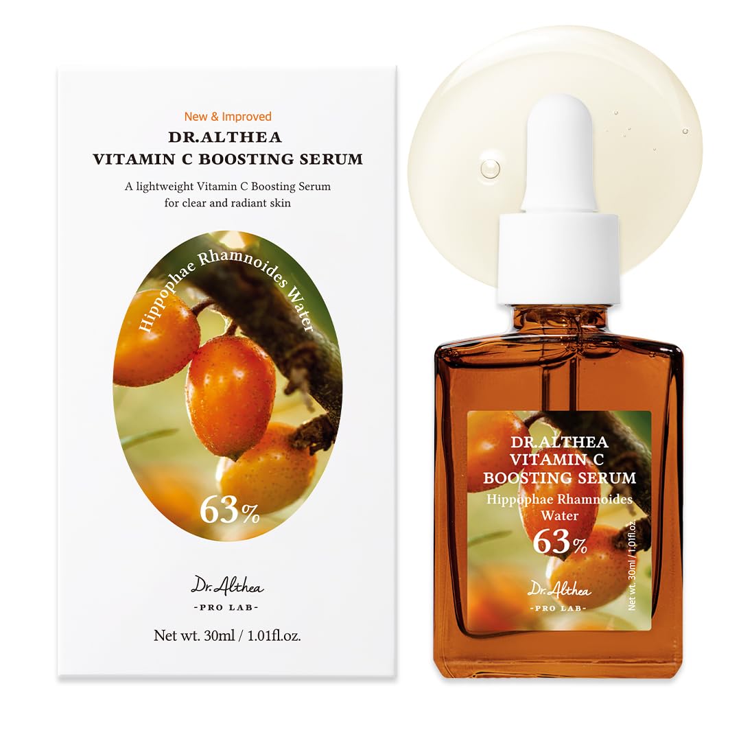 Dr.Althea Vitamin C Boosting Serum | Daily Facial Serum with TRANEXAMIC ACID for All Skin Types | Helps Remove Dark Spots & Uneven Skin Tone | Korean Vegan Skin Care (Vitamin C Boosting RENEWED)