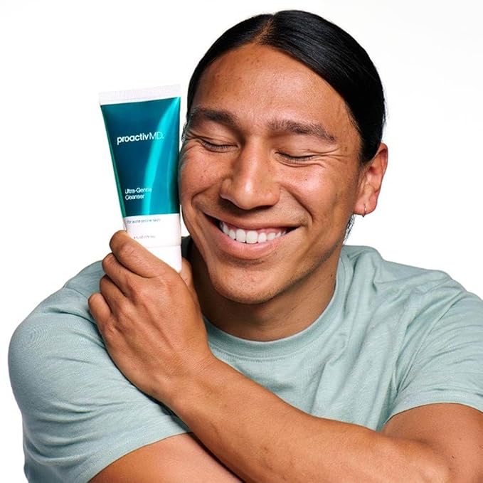 ProactivMD Ultra Gentle Face Cleanser - Daily Face Wash for Sensitive Skin, Soothing Green Tea Facial Wash for All Skin Types - 6 oz.