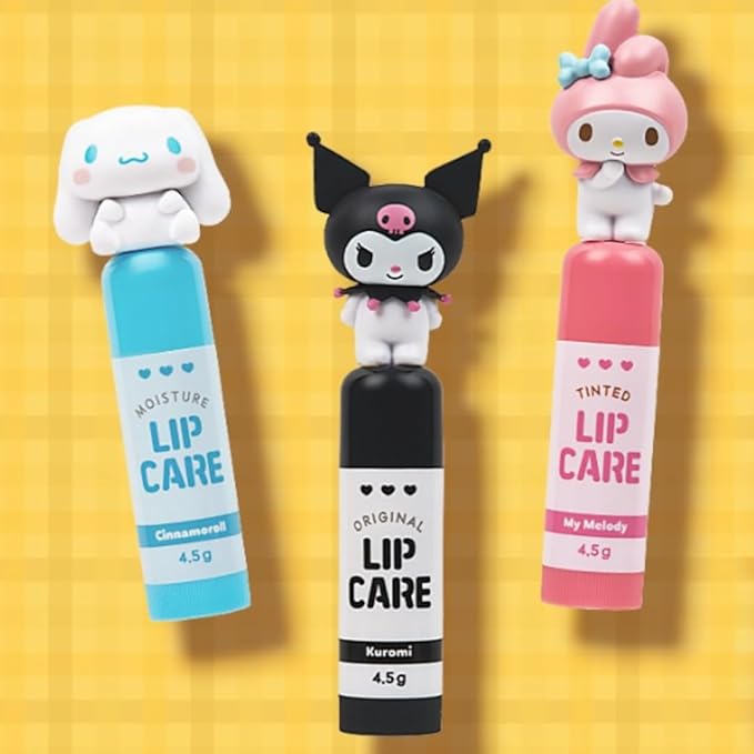 Cute Lip Balm, Adorable Character Lip (Blue