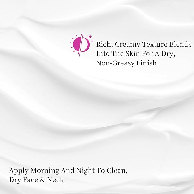 4 in 1 Retinol Moisturizer Cream, Tightening & Lifting Neck Cream, Advanced Anti-Aging Face Moisturizer, Reduces Fine Lines & Wrinkles for Neck & Face & Chest (50 ml/1.7 oz)