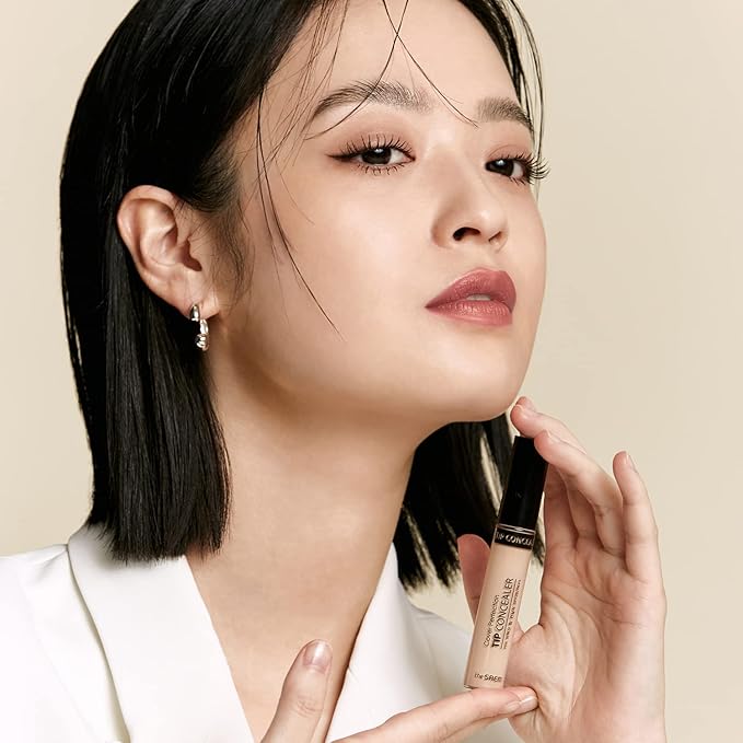 THE SAEM Cover Perfection Tip Concealer, Liquid Multi-Use Natural Beige)