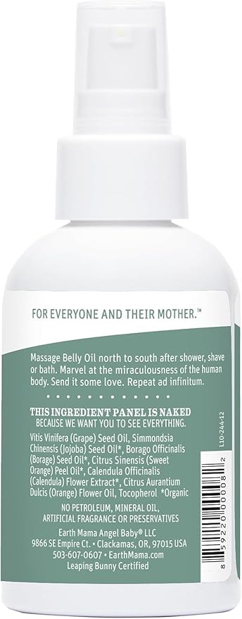 Earth Mama Belly Oil for Dry During