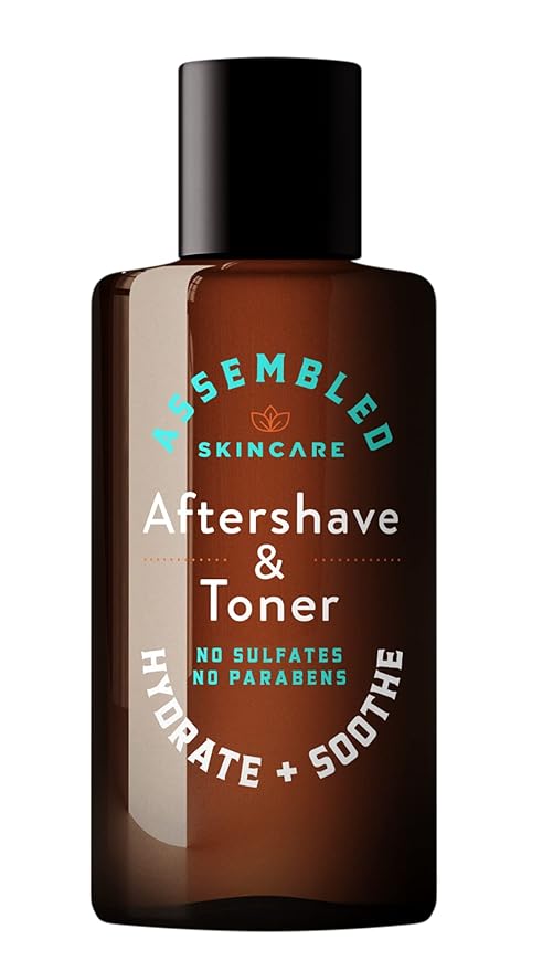 Soft Shave Exfoliating Kit (Premium Skin Care set for Men, 2-Piece; Face Wipes, Aftershave/Toner); anti-aging and multi-functional, Gift for Men