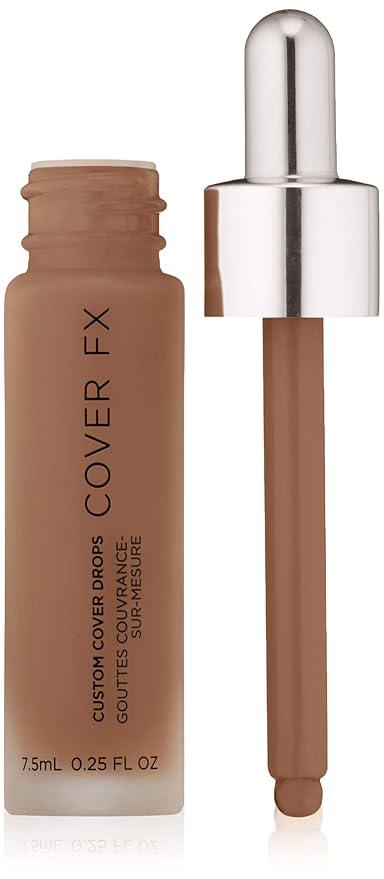 COVER FX Custom Cover Drops, Multi-Use Shade-Adjusting Liquid Deep 5