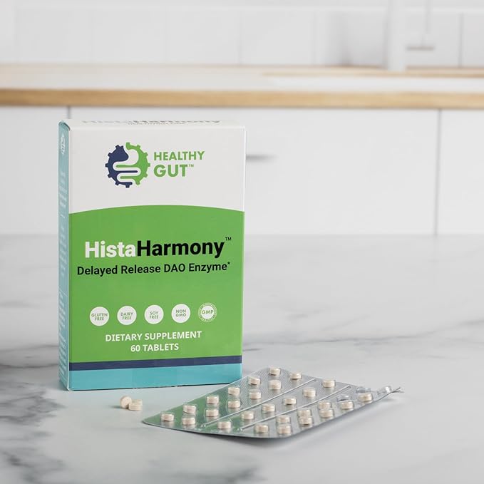HistaHarmony | Delayed Release DAO Diamine Oxidase Histamine Support Enzyme | 30,000 HDU | 60 Servings