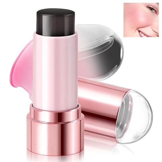 Color Changing Blush Stick for Cheek Lip, Black
