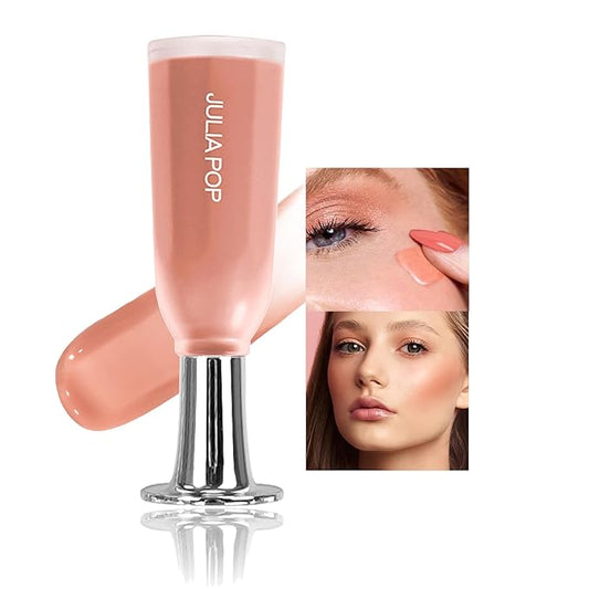 AKARY Soft Liquid Blush Makeup Lightweight, Velvet Beauty 01 Peach