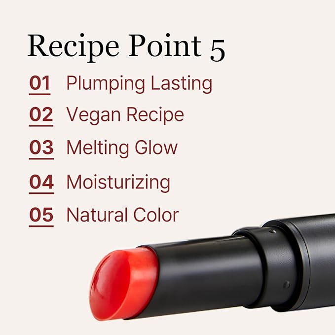 mixsoon Vegan Plumping Glow Balm 0.12 Oz / 3.5g Lip Plumper Balm Moisturizer Glow Korean Glass Skin Care