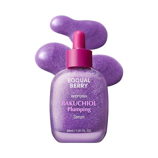 Bakuchiol Plumping Serum – Pore and Wrinkle Minimizer | Retinol Alternative for Sensitive Skin | Enhances Firmness and Elasticity with Ceramide, 1.01oz / 30ml
