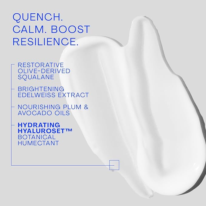 The Outset Nourishing Squalane Daily Moisturizer - Gentle Fragrance Free Non-Comedogenic Cream - Barrier Repair, Hydrating - Clean, Vegan, Gluten Free - All Skin Types, Sensitive Skin - 1.7 fl oz