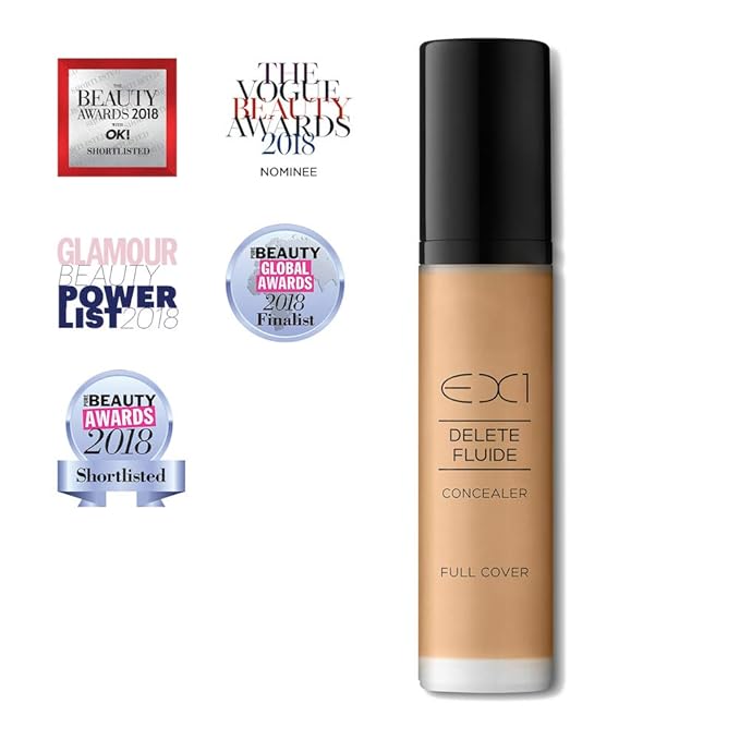 EX1 Cosmetics Delete Fluide Full Coverage Liquid Concealer Seamless Finish