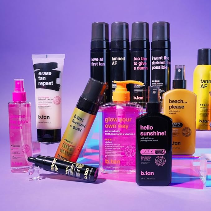 b.tan Dark Self Tan & Face Tanning