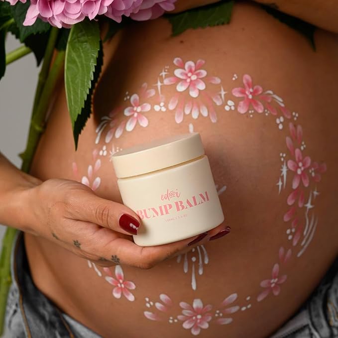 BUMP BALM Stretch Mark Prevention & Hydration Balm, Lotion for Prenancy Skin Care with Argan Oil and Shea Butter, 3.4 oz