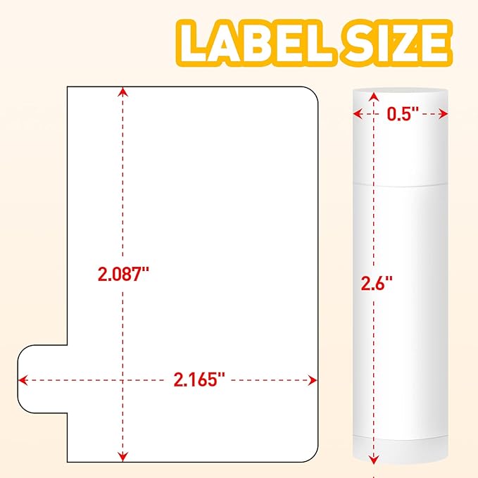 DMSKY 50 Pack Lip Balm Unlabeled,