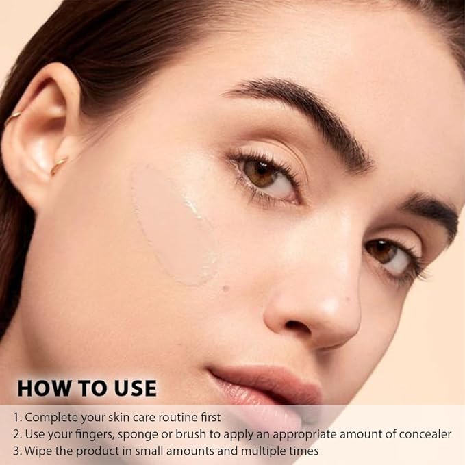 Kaely 2Pcs under Eye Concealer Full Coverage,Waterproof Concealer