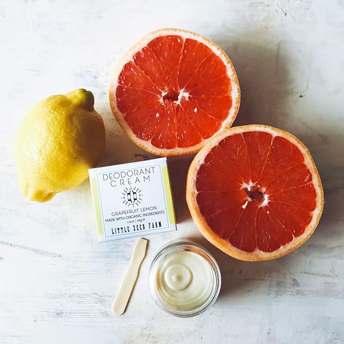 Little Seed Farm Organic Goat’s Milk Soap – 3 Pack of Grapefruit Lemon Facial and Body Soap Bars with Turmeric – Natural, Handmade and Cruelty Free – Balancing For Sensitive Skin, Net Wt. 4.75oz