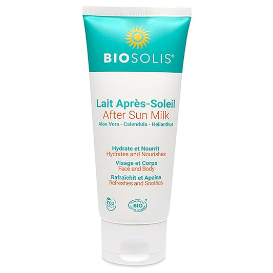 After Sun Milk - Softens and Calms Your Skin After Sun Exposure - Soothes and Refreshes Your Face and Body - Creamy and Penetrates the Skin Easily - Ideal for the Whole Family - 3.4 oz