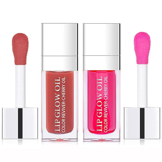2 Set Lip Oil Hydrating Tinted