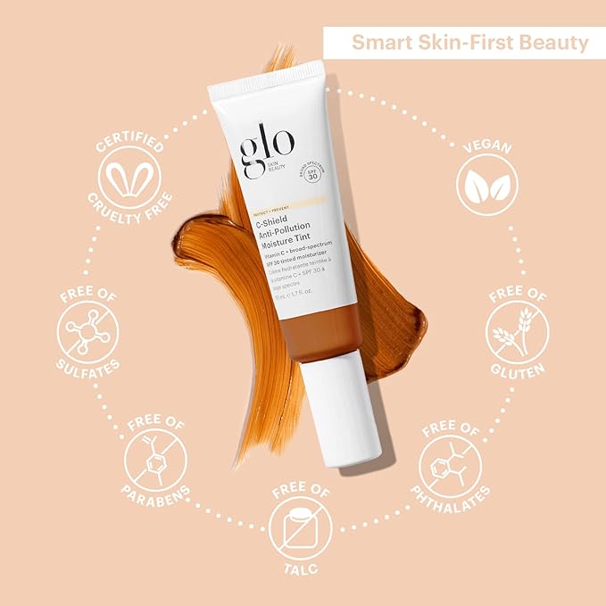 Glo Skin Beauty C-Shield Anti-Pollution Moisture Tint - 1. (9N-Dark) 7 Oz