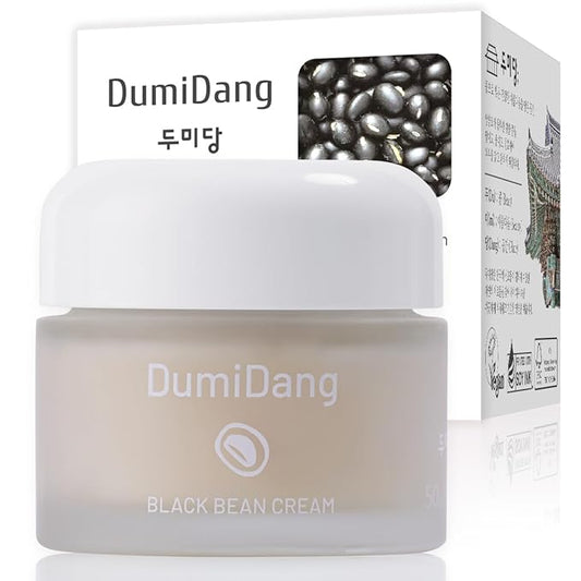 Black Bean Cream - Korean Traditional Vegan Skincare Formula, Anti-Aging and Collagen boosting with Fermented Black Bean Extract, vegetable collagen and adenosine liposomes, 50g | 1.76oz.