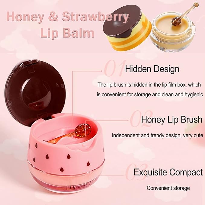 Bee Lip Balm Honey Pot, 2