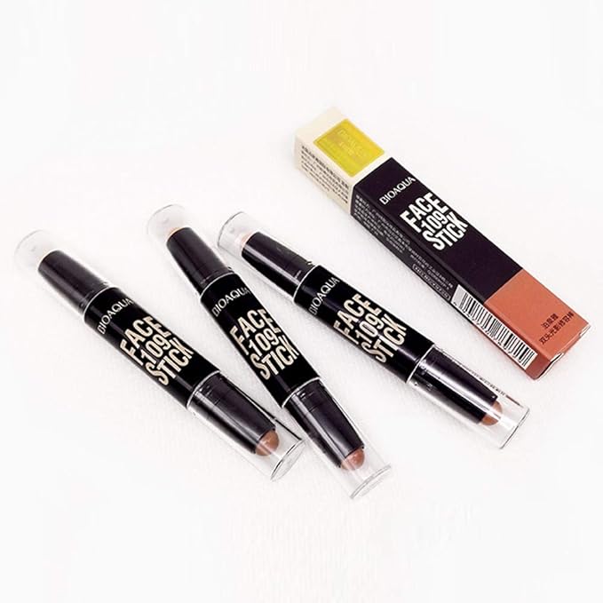 BIOAQUA Play 109 Face Stick Contour Duo 2 LIGHT COFFEE)