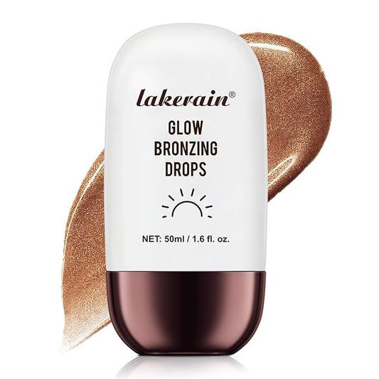 Bronzing Drops For Face, Liquid Bronzer Glow Drops, Bronze Glow)