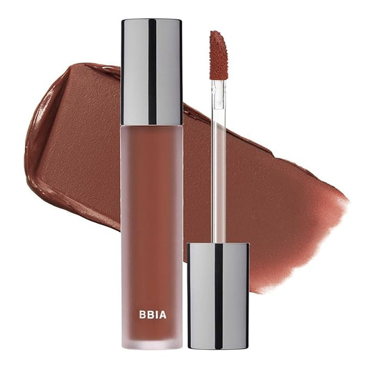 BBIA Last Velvet Tint - Soft & Creamy Matte Finish Lip Stain, Blur Effect with Velvety Texture, Long-Lasting, High Pigment, Lightweight, Non-Drying, Vegan, Korean Lip Makeup (V38 FEIGN FINE)