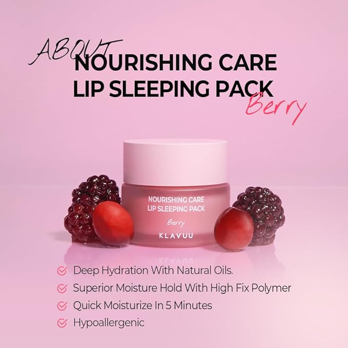 Klavuu Nourishing Care Lip Sleeping Pack Lips