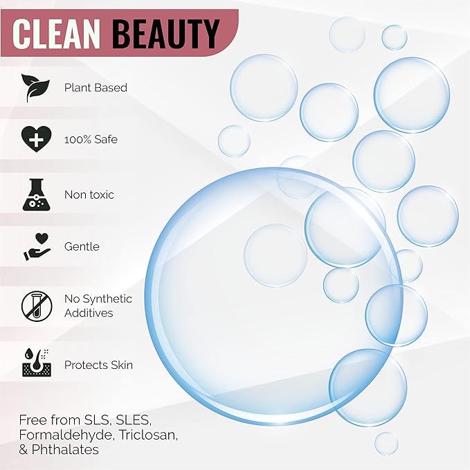 Korean Face Wash for Sensitive Skin - Water Based Bubble Skincare Cleanser - K Beauty Natural Acne Foaming Cleaner - Hydrating Skin Care Cleansing Foam with Low pH - Collagen