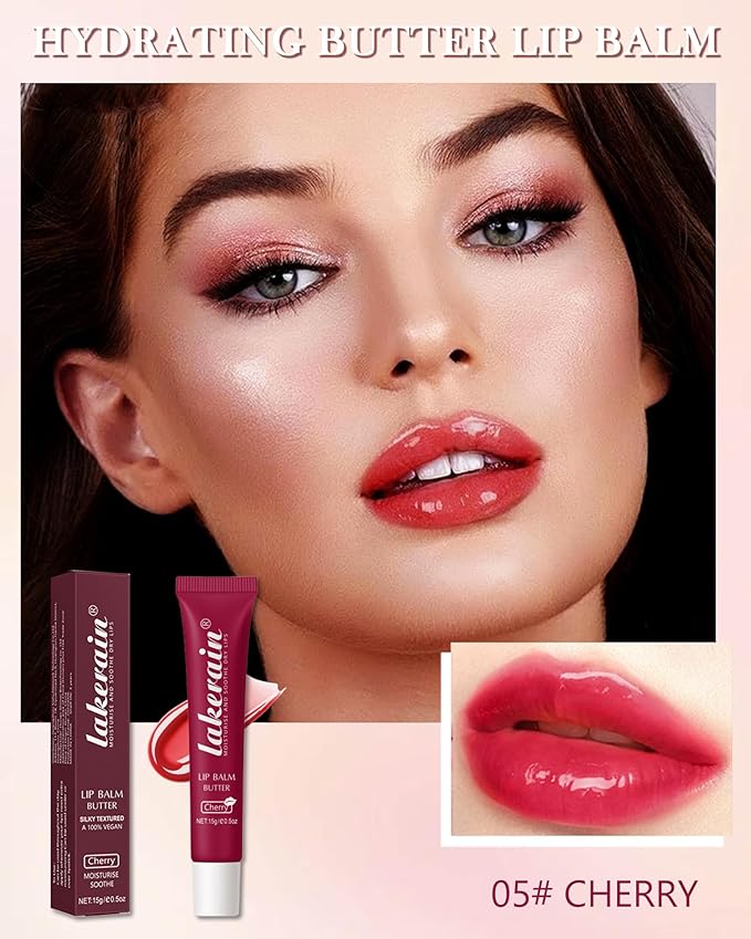 Lip Butter Balm Chrrey, Hydrating Tinted Butter Lip