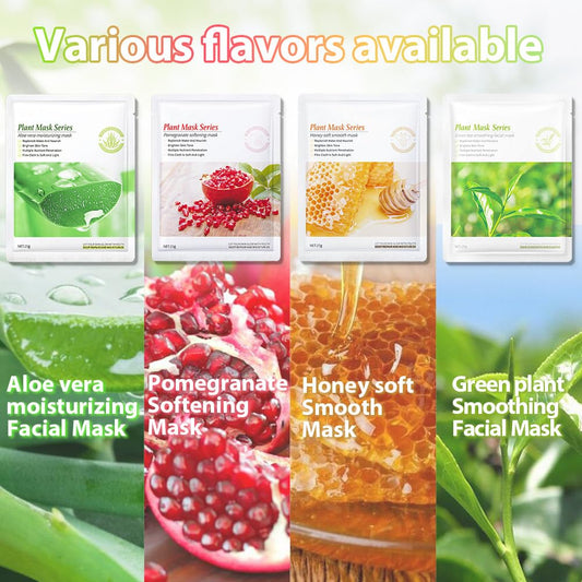 HHLTOH 12 Pcs Masks Skincare, Facial Masks for Women Skin Care, Facial Mask Skincare Set Korean, TypesHydrate and Soothe for All Skin, Types Birthday Party Spa Gift for Kids Teens Girls 11#