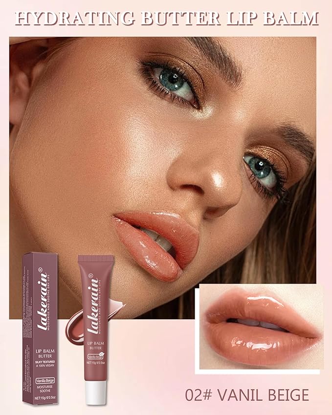 Lip Butter Balm Vanilla Beige, Hydrating Gift