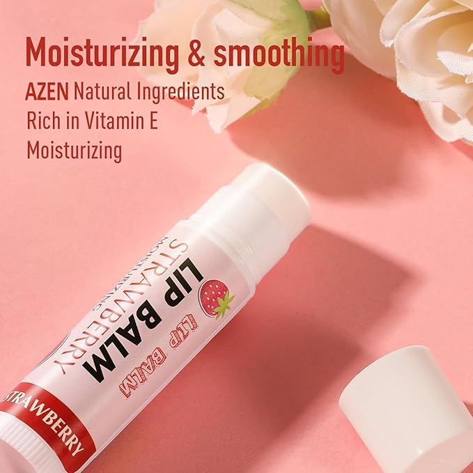 AZEN 200 Pack Lip Balm, Natural
