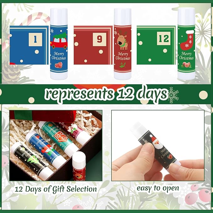 48 Pcs Christmas 12 Days Holiday