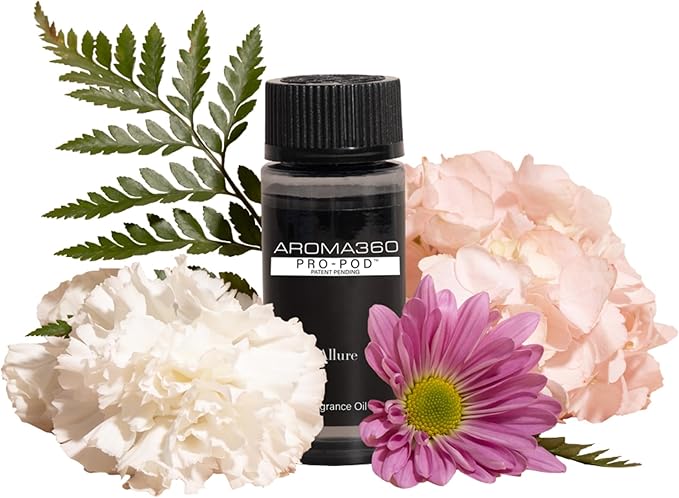 Aroma360 Allure Pro Pod 50ML - Fragrance Oil Blend | Hotel Inspired Luxury Essential Oil Diffuser | Aromatherapy Scent Diffuser Oils | Notes of Bergamot, Nutmeg, Jasmine, Rose, Sandalwood, and More.