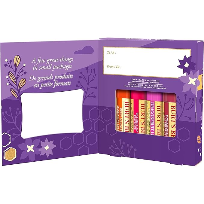 Burt's Bees Holiday Gift, 4 Lip Watermelon