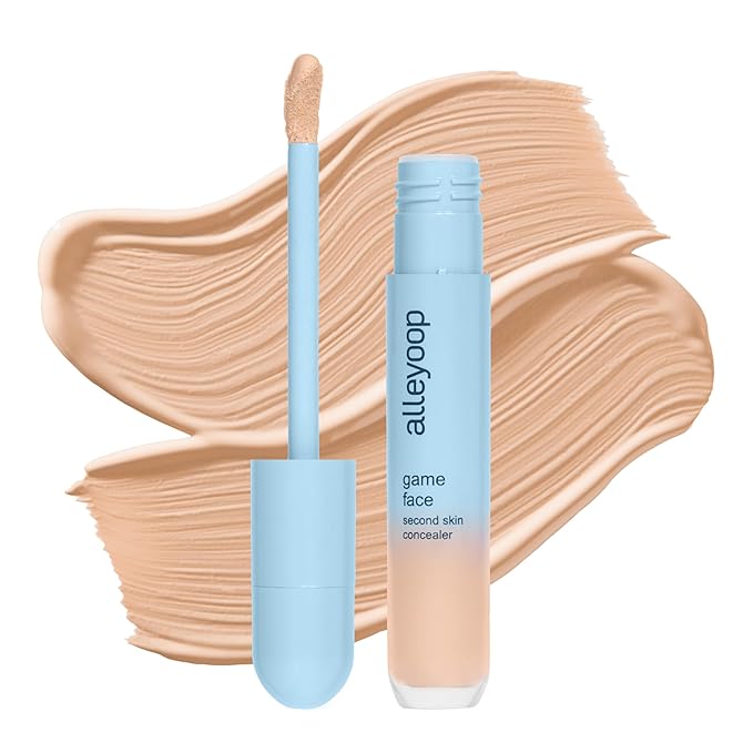 Alleyoop Game Face Concealer Makeup, Lightweight to Medium
