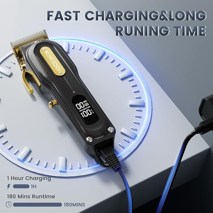 KIKIDO Cordless Electric Hair Clippers