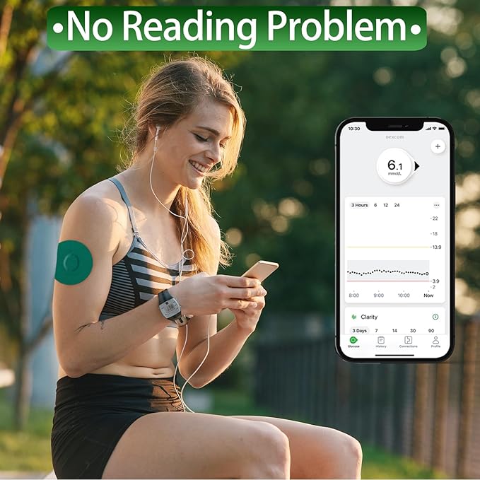 G7 Adhesive Patches Waterproof 20Pack G7 & Stelo Overpatch Flexible CGM Tape Non-Glue Central Full Cover Patches Hypoallergenic & Latex-Free Stelo Patch for 10-15 Days Long Stay, Sapphire