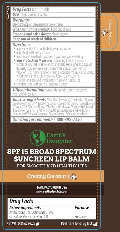 SPF Lip Balm 4-Pack by Earth's