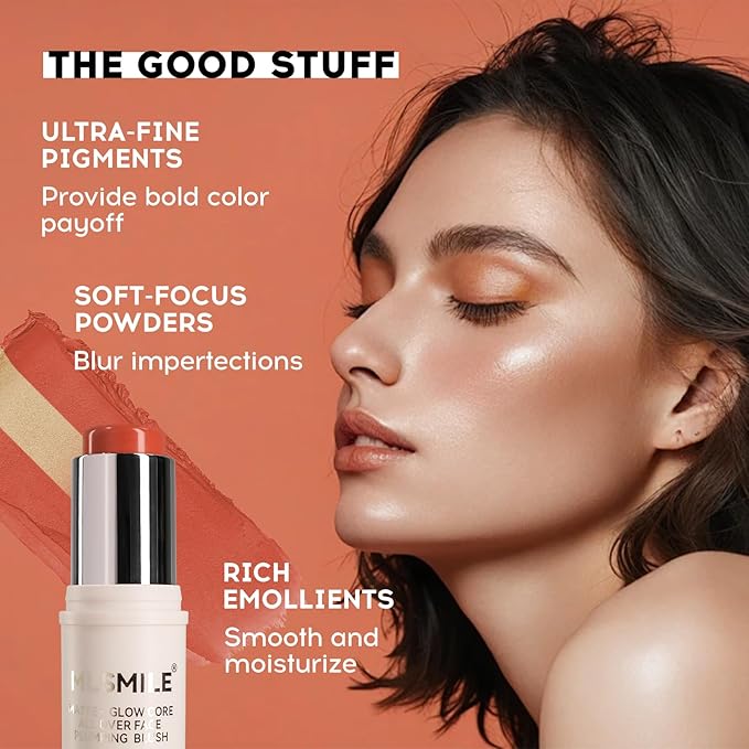 Cream Blush, Jelly Blush, Beauty Blush Makeup Sticks, Stick #03