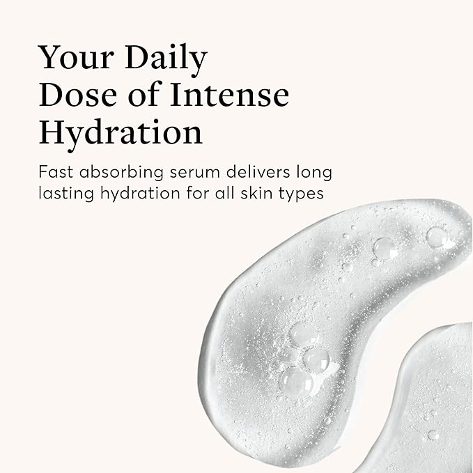 Hyaluronic Acid Serum for Face (1 Fl Oz) Gel Serum for Face, Hydrate, Plump, Brighten, Tone and Smooth the Appearance of Wrinkles, for All Skin Types, By Silver Mirror