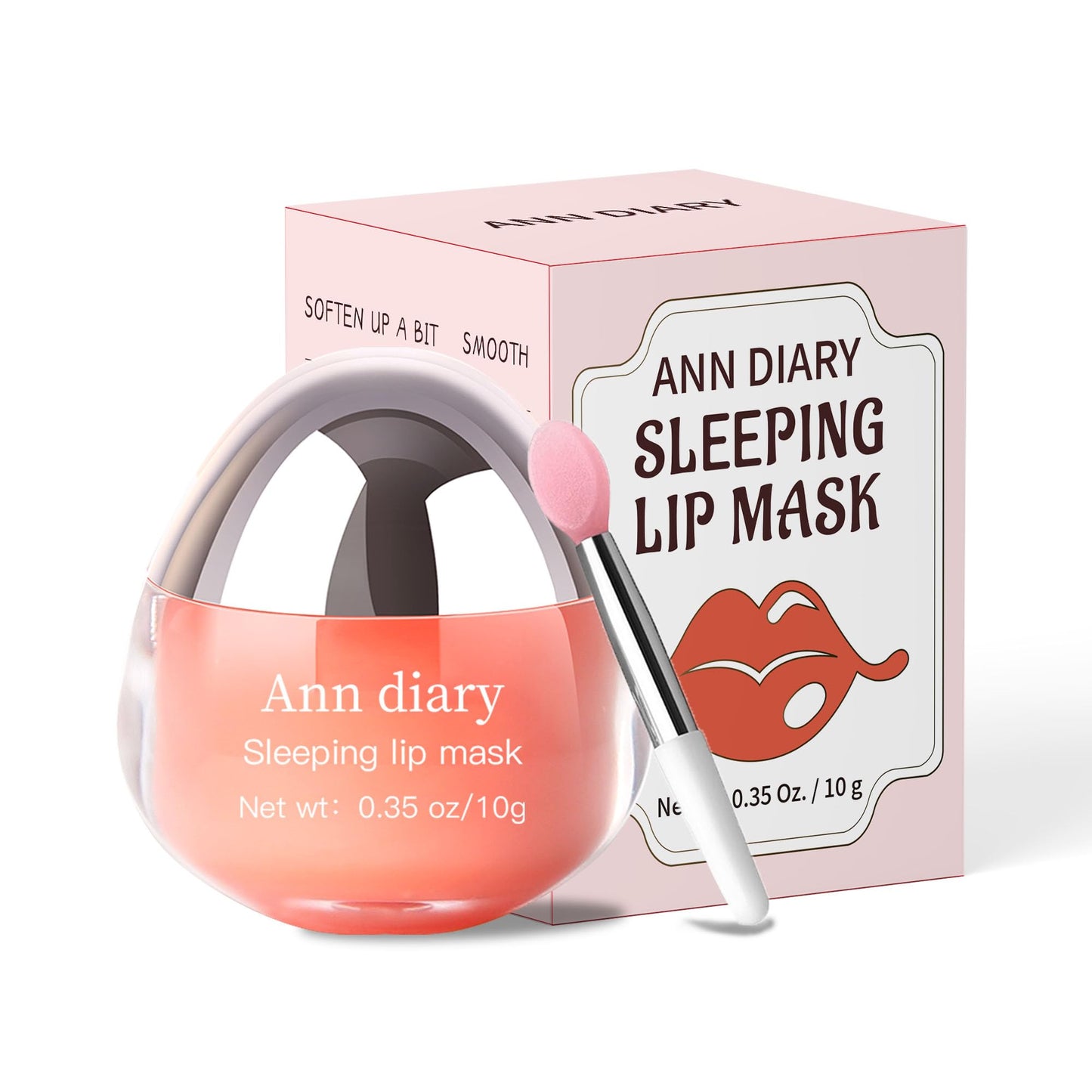 Ann Diary Sleeping Lip Mask: Nourish,Dry Lips,Hydration,Moisturizing for Cracked Lips,Visibly Plumps & Softens,Long-lasting Moisture to Soothe Dry Chapped Lips 10G|0.35 oz