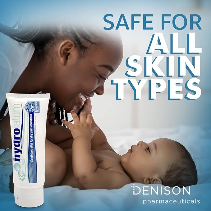 Dry Skin Cream - Hydrating Moisturizer for Sensitive & Extra Dry, Nourishing Body Lotion for Men & Women - 2oz