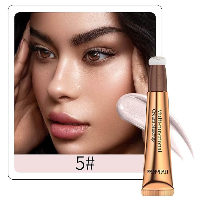 Contour Beauty Wand,Liquid Highlighter Makeup Wand, Face Blush White Highlight