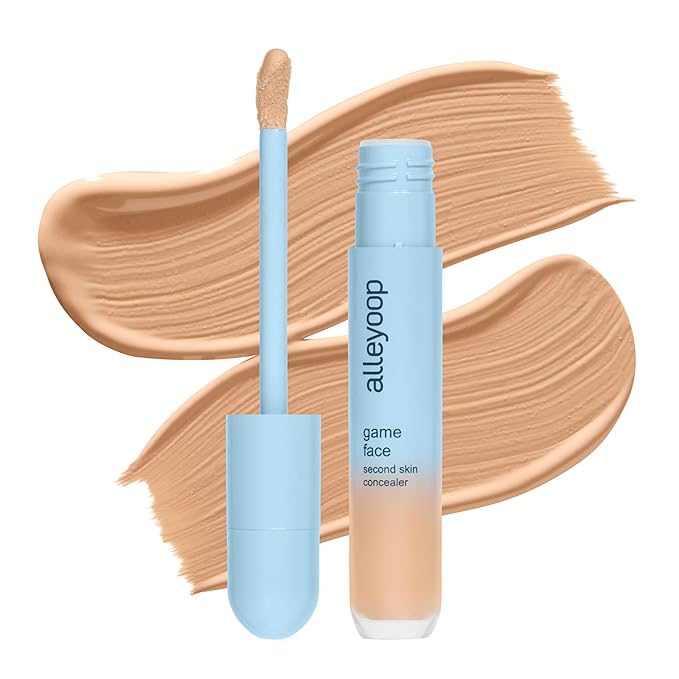 Alleyoop Game Face Concealer Makeup, Lightweight to Medium