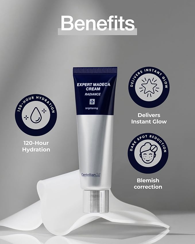 CENTELLIAN 24 Expert Madeca Cream (1.69fl oz) - Premium Lasting Hydration Moisturizer for Dry, Sensitive Skin. Centella Asiatica, TECA, Gotu Kola