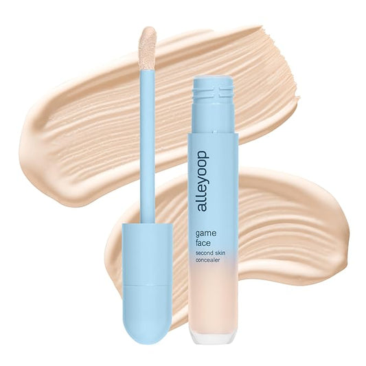 Alleyoop Game Face Concealer Makeup, Lightweight to Medium